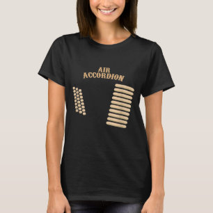 Air Accordion Musical Instrument Band T-Shirt