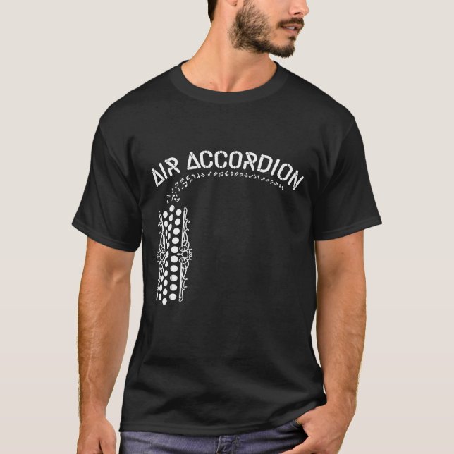 Air Accordion Musical Instrument T-Shirt (Vorderseite)