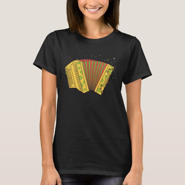Air Accordion Musicians Orchestra Classic Music Ac T-Shirt (Vorderseite)
