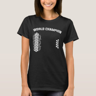 Air Accordion Weltmeisterschaft Musik Idee 1 T-Shirt