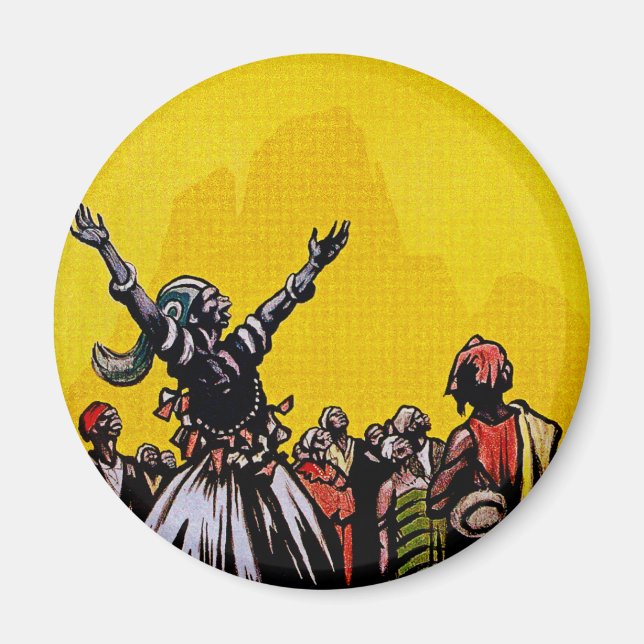 Air Afrique ~ Ligne de Bamako Magnet (Vorne)