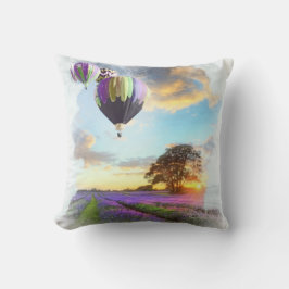 Air Balloon Floral Kissen