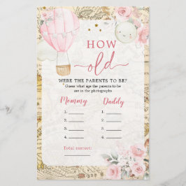 Air Balloon ist nicht ihr lästig, wie alt Eltern s