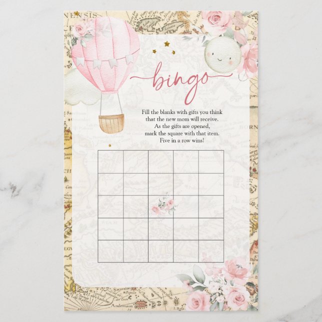 Air Balloon ist nicht ihr lästiges Baby Shower Bin (Vorderseite)