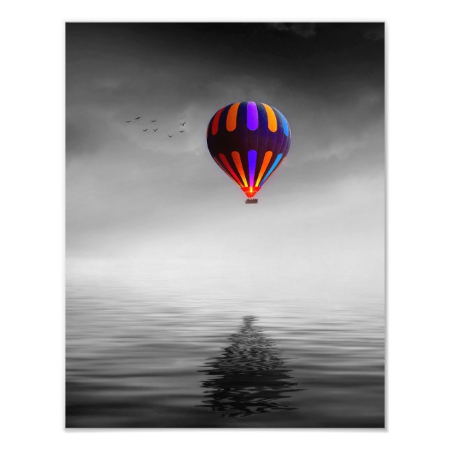 Air Balloon Portrait Fotodruck (Vorne)