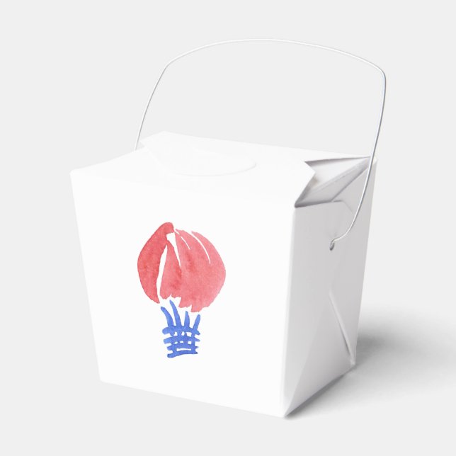 Air Balloon Take Out Favor Box Geschenkschachtel (Vorderseite)