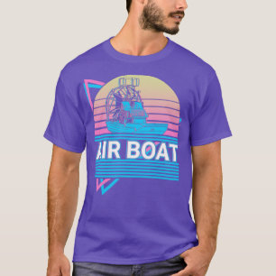 Air Boat Airboat Fanboat Retro-Geschenk T-Shirt
