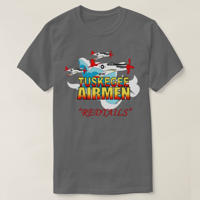 Air Corp Tuskegee Airmen Redtails 3AC X T-Shirt (Design vorne)