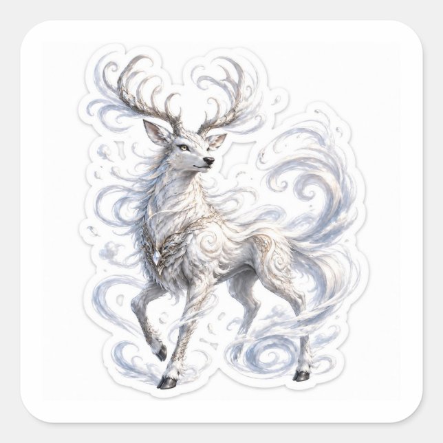 Air Deer Fantasy Stickers (Vorderseite)