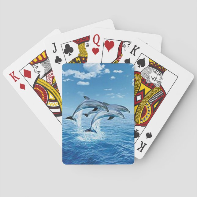 Air Dolphin Playing Cards Spielkarten (Rückseite)