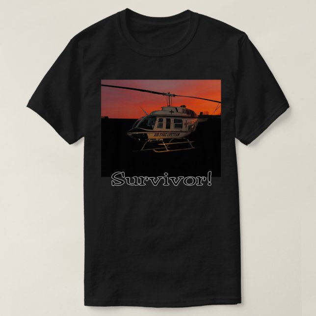 Air Evac HelicopterSurvivor T-Shirt (Design vorne)