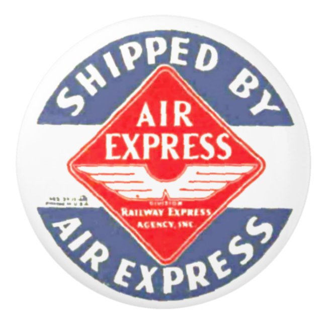 Air Express per Bahn Express Keramik Knock Keramikknauf (Vorderseite)
