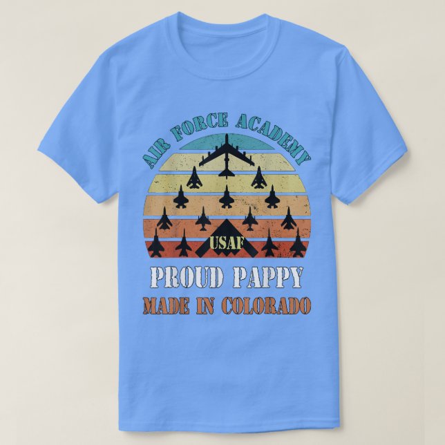 Air Force Academy Daddy And Daughter Proud USAF Pa T-Shirt (Design vorne)