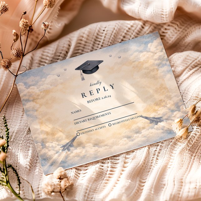 Air Force Academy Graduation RSVP Karte (Von Creator hochgeladen)