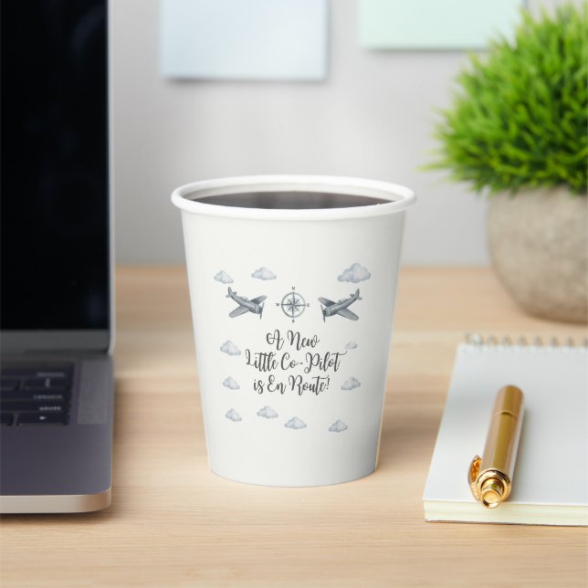 Air Force Baby Shower Tasse  Pappbecher (InSitu)