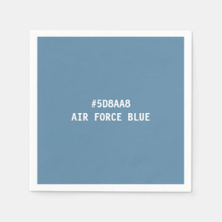 Air Force Blue Hex Color Code Napkins Serviette