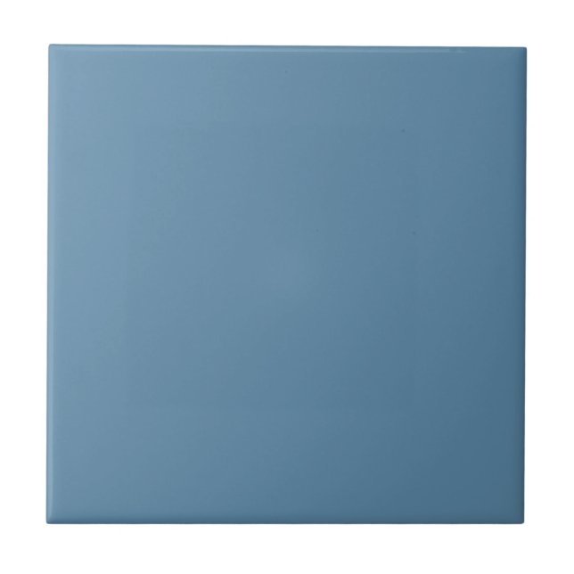 Air Force Blue Solid Color Fliese (Vorderseite)