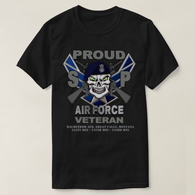 Air Force Security Forces Veteran T-Shirt (Design vorne)