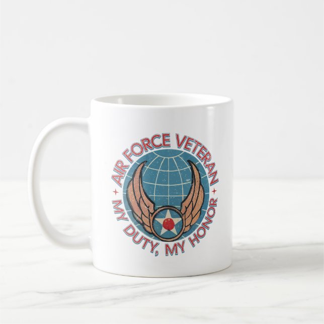 Air Force Veteran Kaffeetasse (Links)