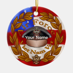 Air Force Viet Nam Vet Schmuck Keramik Ornament