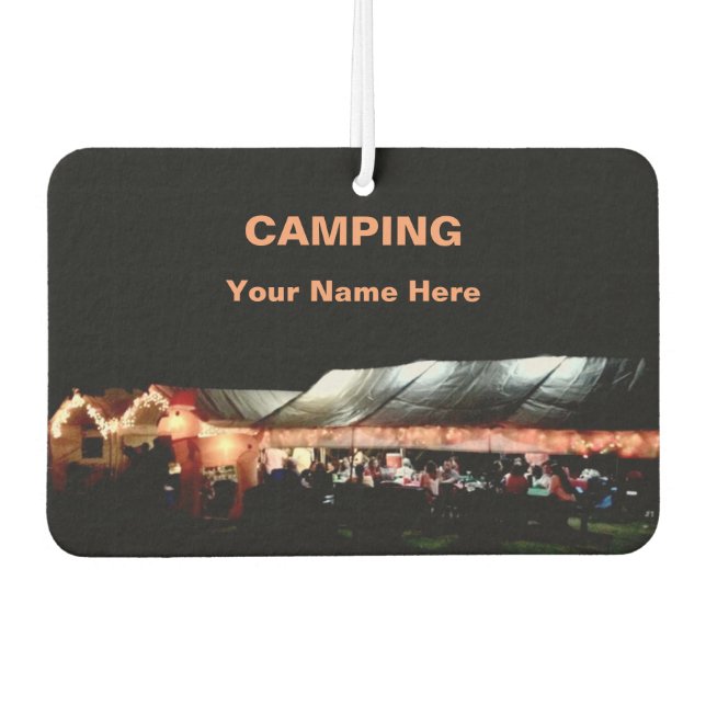 Air Freshener Camping Autolufterfrischer (Vorderseite)