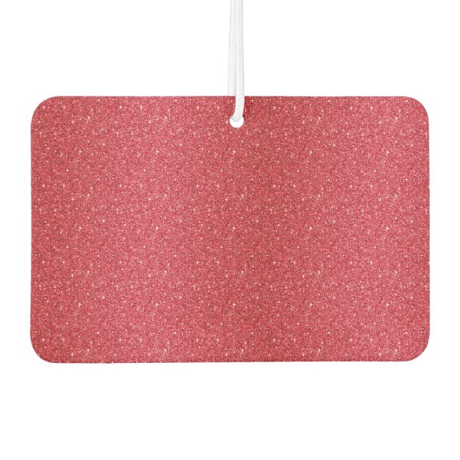 Air Freshener Red Imitats Glitzer Herzstück Autolufterfrischer (Vorderseite)