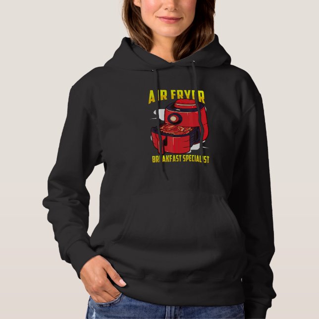 Air Fryer Inspiriert Bacon Air Fry Related Air Fry Hoodie (Vorderseite)