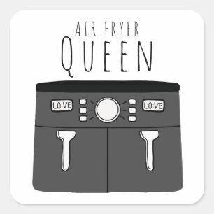 Air Fryer Queen Aufkleber
