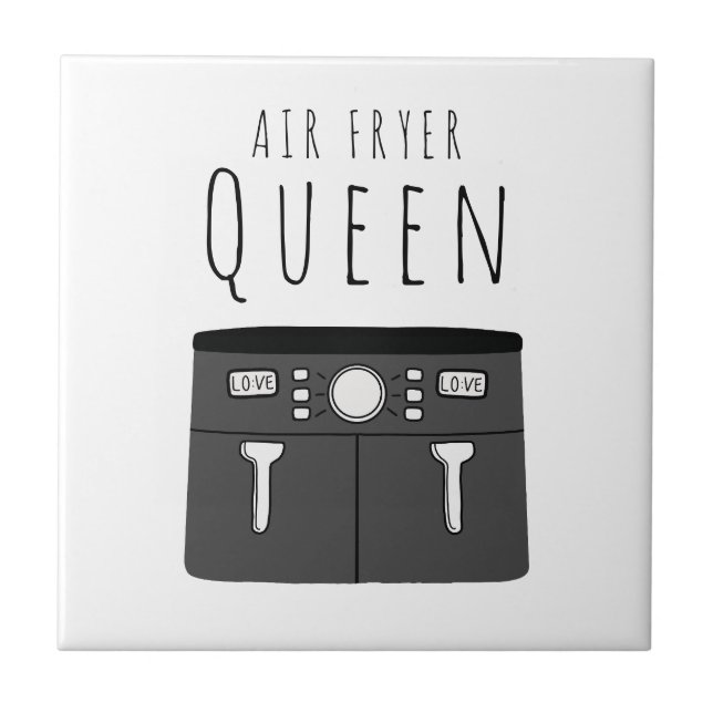 Air Fryer Queen Beverage Fliese (Vorderseite)