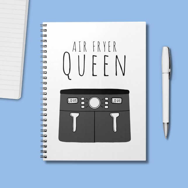 Air Fryer Queen Notizblock (Von Creator hochgeladen)