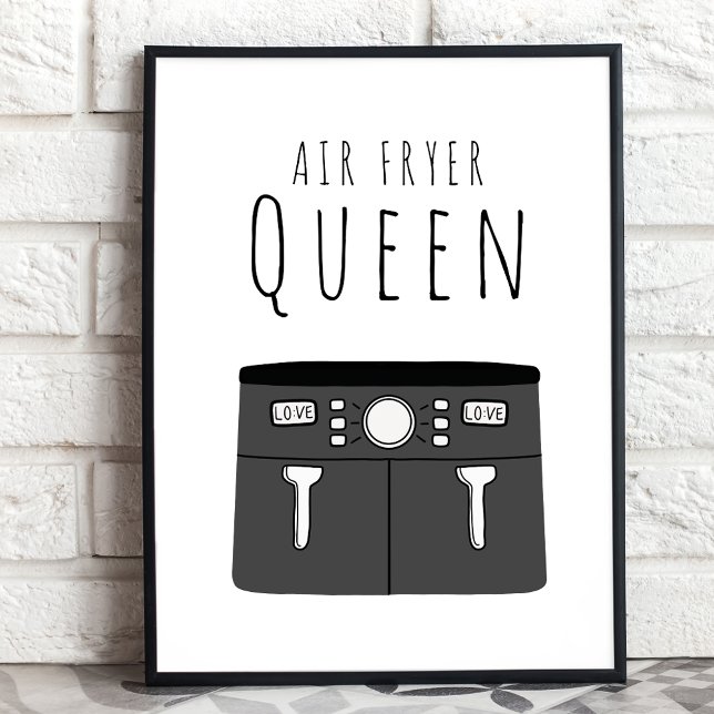 Air Fryer Queen Poster (Von Creator hochgeladen)