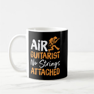 Air Gitarrist No Strings Attached Vater Guitar und Kaffeetasse