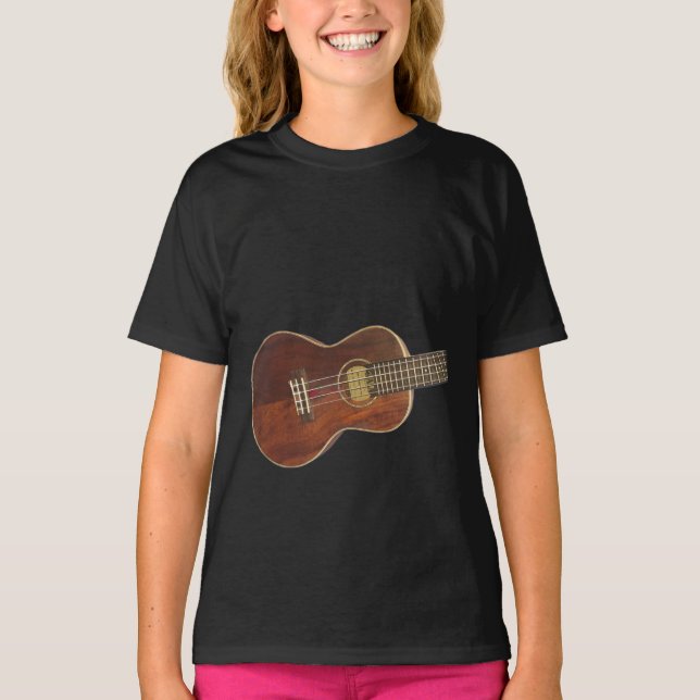 Air Guitar Ukulele T - Shirt (Vorderseite)