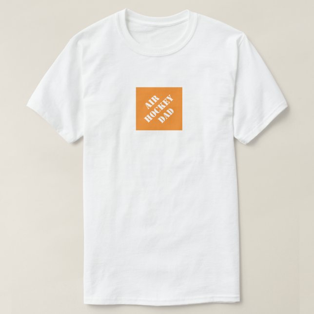Air Hockey Vater Funny Vater Humorischer Vater's D T-Shirt (Design vorne)