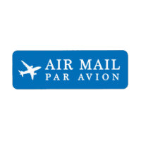 AIR-MAIL PAR AVION エ ア シ 飛行機ラルFlugfläche nach der