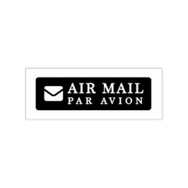 AIR MAIL PAR AVION 手紙 エアメールスタンプ mail letter ラバースタン Gummistempel