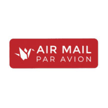 AIR MAIL PAR AVION 折 エ ア り 鶴 鳥   シ Origami vogel