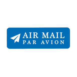 AIR MAIL PAR AVION 紙 エ ア 飛行シルラベPapierflugzeug機