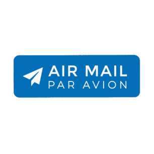 AIR MAIL PAR AVION 紙 エ ア 飛行シルラベPapierflugzeug機