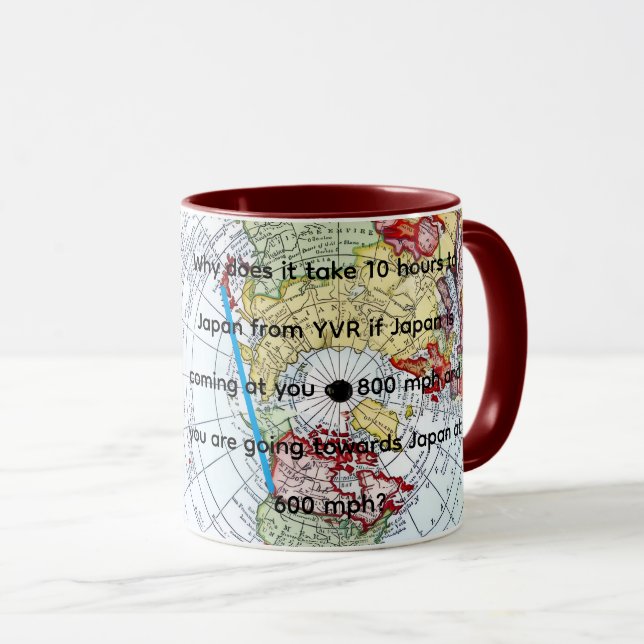 Air Map Tasse (VorderseiteRechts)