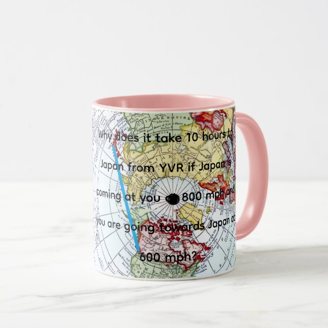 Air Map Tasse (VorderseiteRechts)