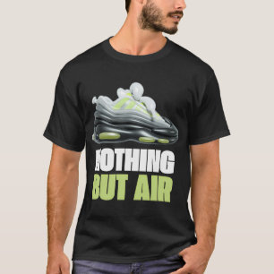 Air Max 95 Big Bubble Neon Gelb Schwarz Cool Grey T-Shirt