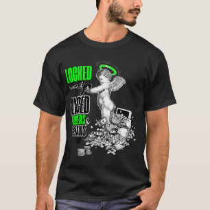 Air Max 95 Big Bubble Neon Gelb Schwarz Cool Grey T-Shirt