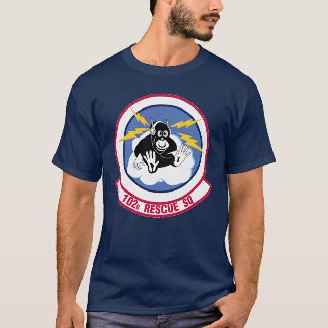 Air National Guard 102. Rescue Squadron T-Shirt (Vorderseite)