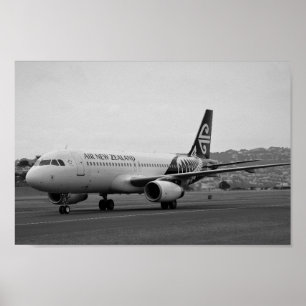 Air New Zealand Airbus A 320 Poster