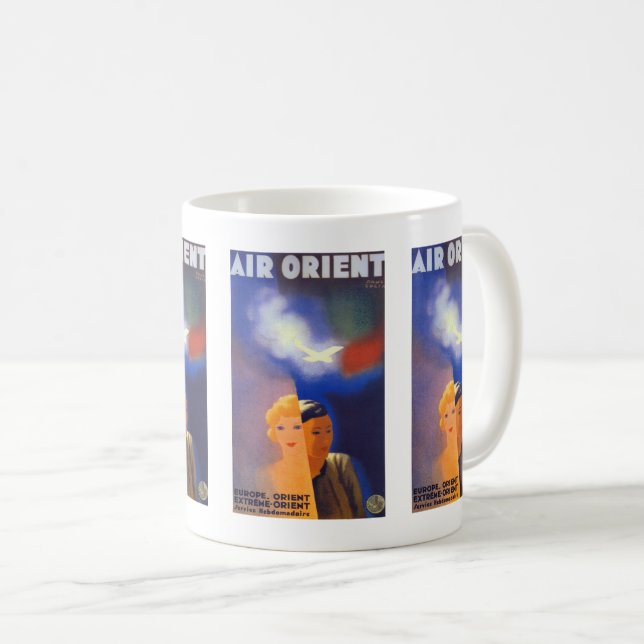 Air Orient ~ Europa - Orient Kaffeetasse (VorderseiteRechts)