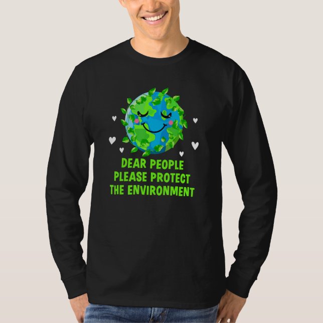 Air Pollution Isnt Cool So Dont Be Fools Positive  T-Shirt (Vorderseite)