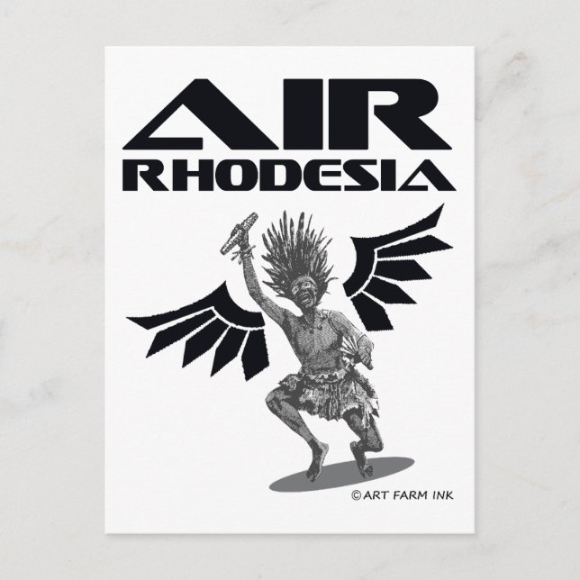 Air Rhodesia Postkarte (Vorderseite)