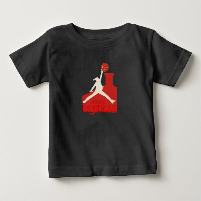AIR SANTA – Funny Xmas Basketball Tshirt (Vorderseite)