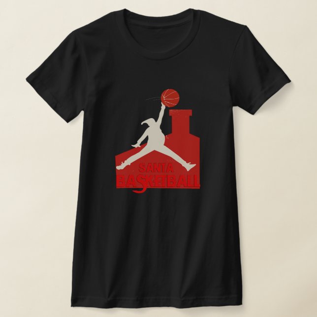  AIR SANTA – Funny Xmas Basketball Tshirt (Ablage )